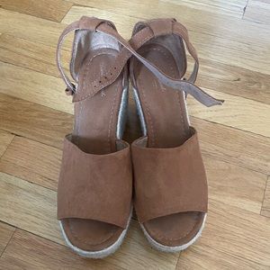 Espadrille platform wedges